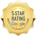 5-Star Rating on Google Badge